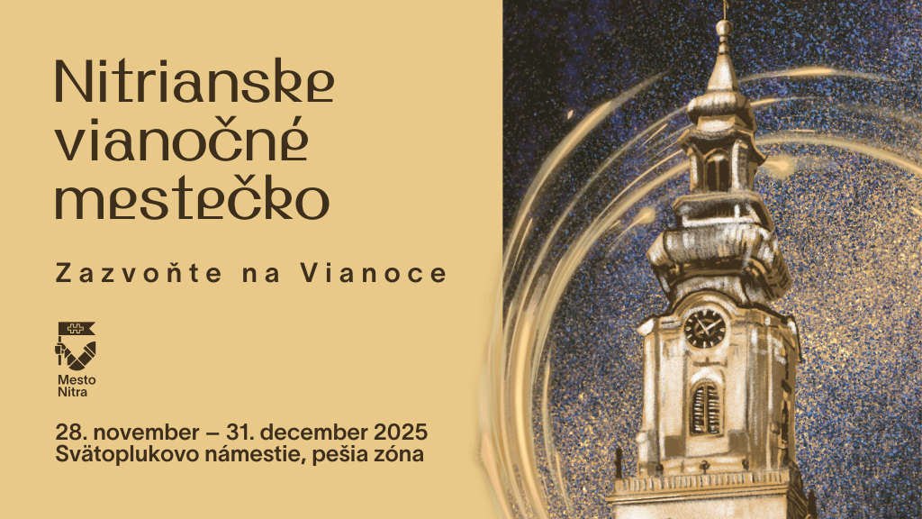 Nitrianske vianočné mestečko.
Zazvoňte na Vianoce.