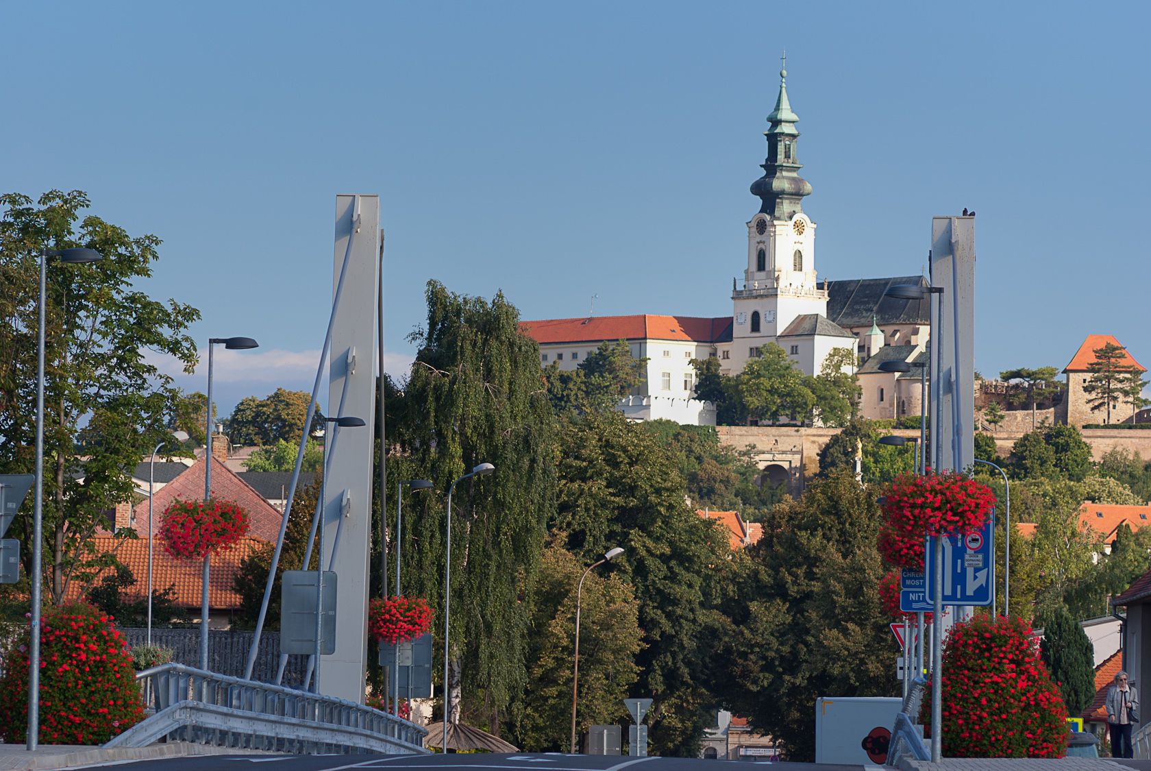 pohľad na Nitru a jej hrad