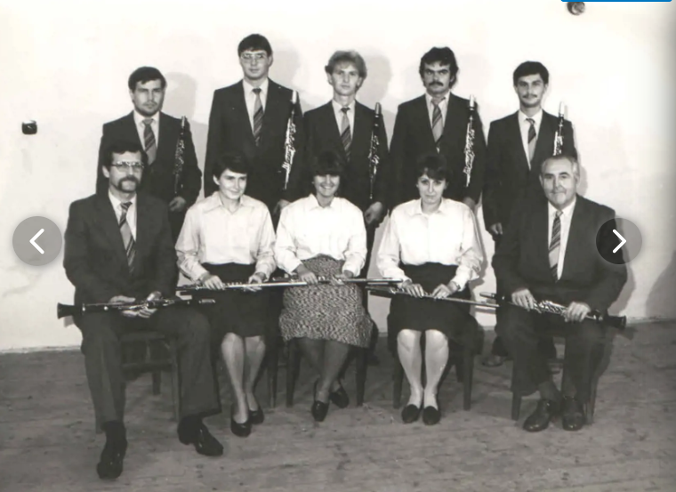 členovia mestskej dychovky