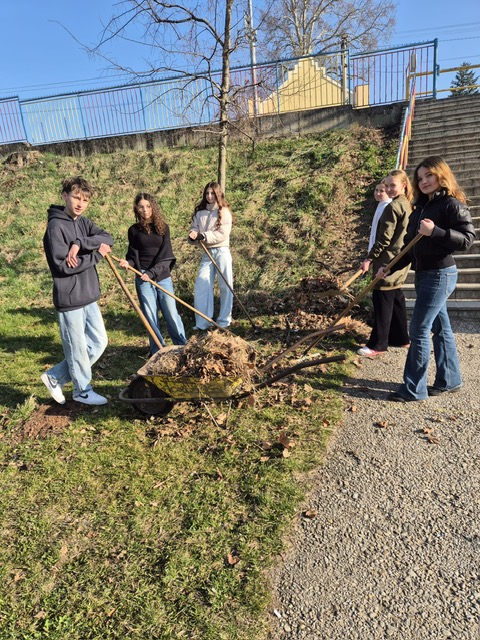 deti pri sadení stromu