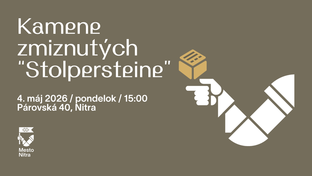 pozvánka na osadenie stolpersteine