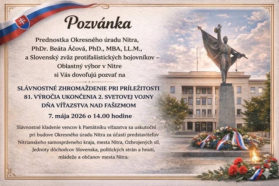 pozvánka na kladenie vencov